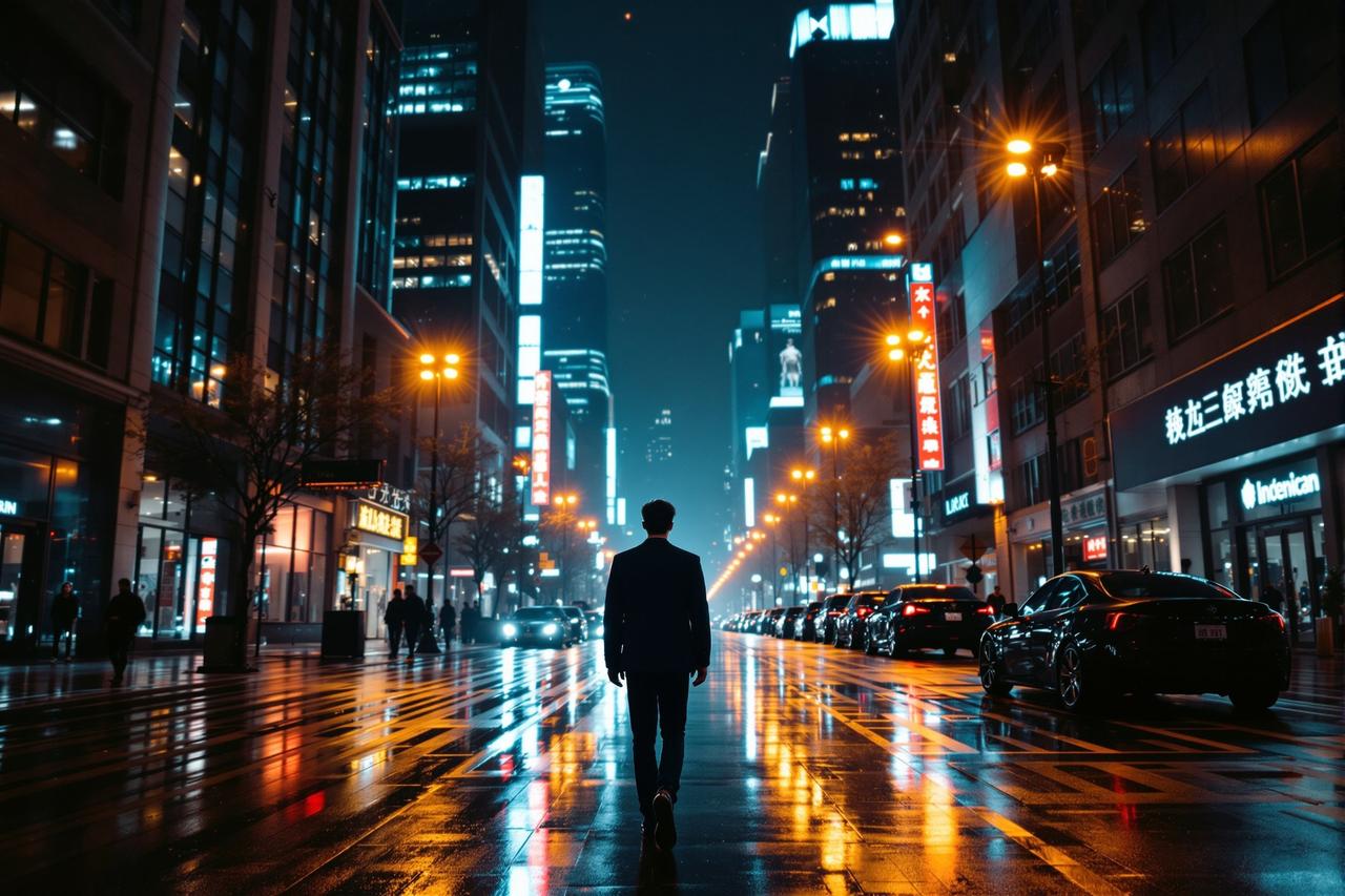 鲁鲁影视-都市夜行-现代都市海报